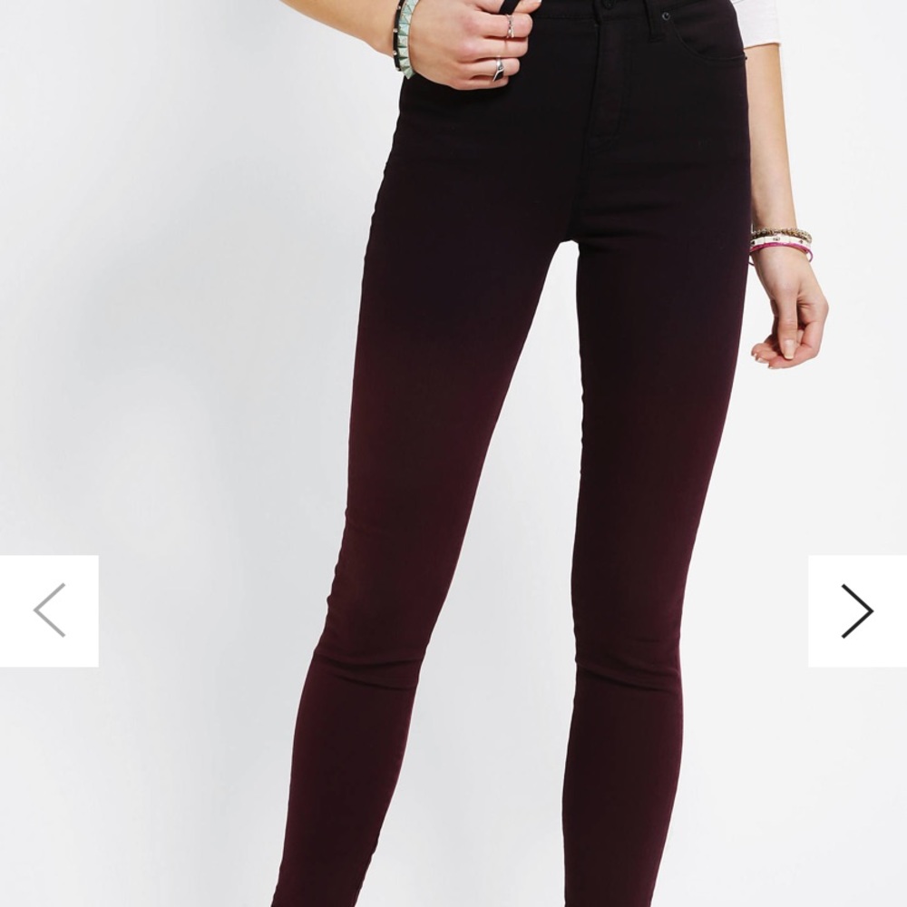 Urban Outfitters BDG Ombré High Rise Skinny Jeans